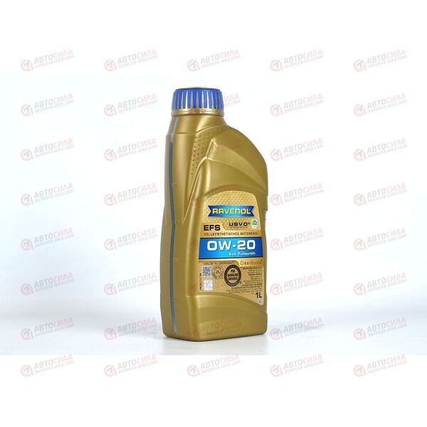 Масло ДВС RAVENOL 0W20 EFS EcoFullSynth SN Plus/SP (RC) C5/C6 MB-229.71/MB-229.72 1л, Емкость: 1 л.