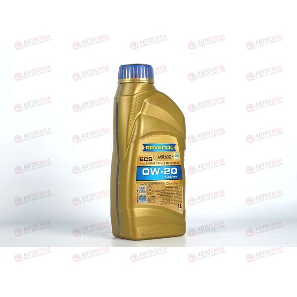 Масло ДВС RAVENOL 0W20 ECS EcoSynth SN RC/C5/C6 MB-Approval 229.71/GM 6094M/GM dexos1 Gen1 1л